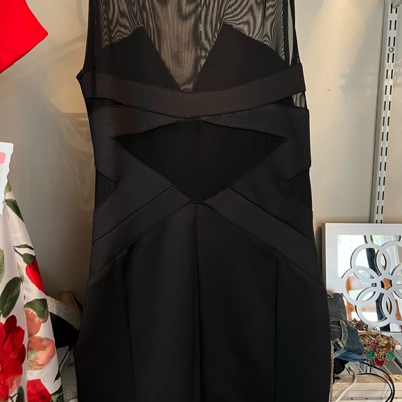 BodyCon Black Dress Sz M - Picture 2 of 3